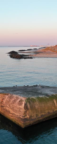Skagen Grenen Drone Grå Fyr