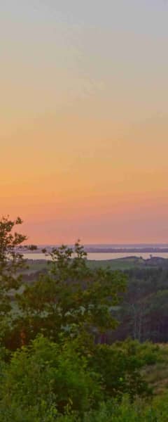 Mols Bjerge Solnedgang