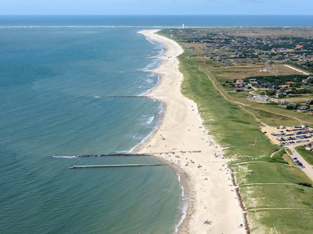 Blåvand Strand Fugleperspektiv