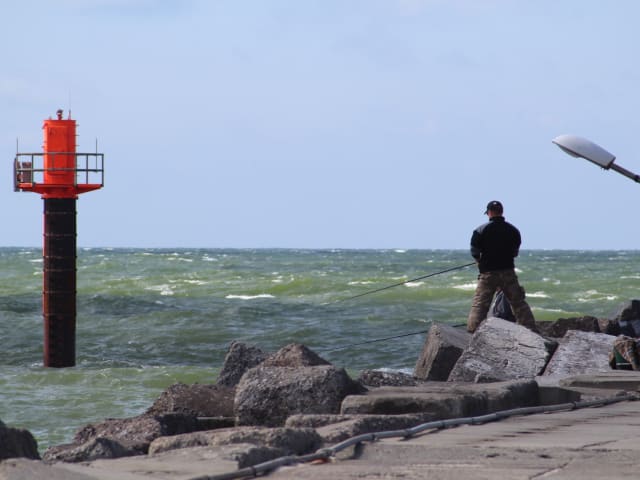 Lystfiskeri ved Vesterhavet