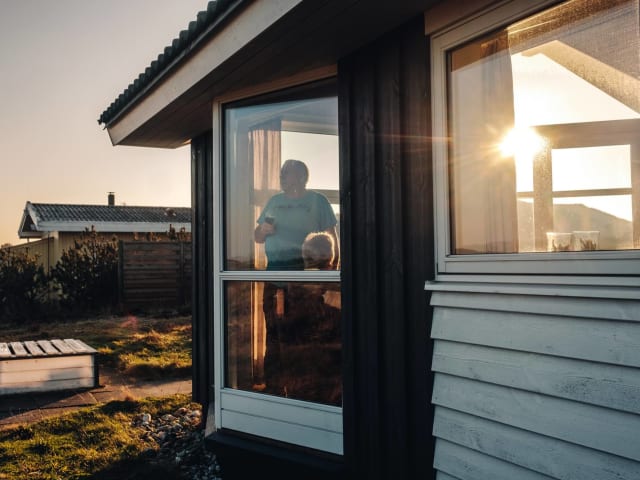 Sommerhus Efterår Stue