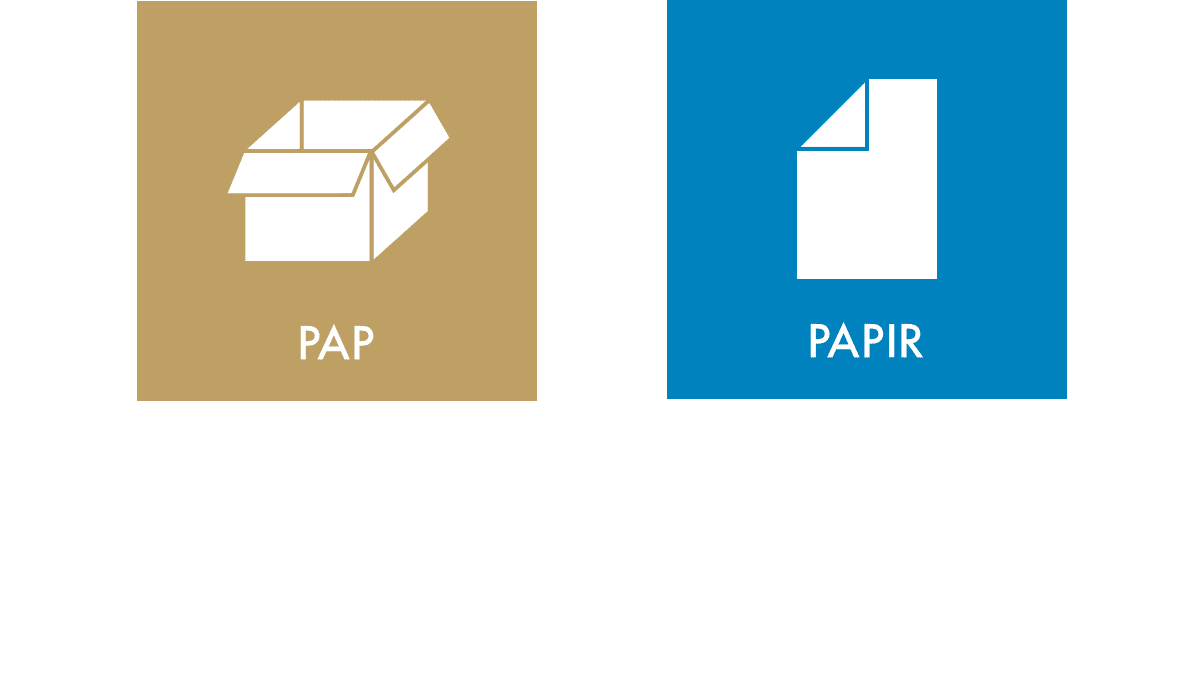 Klitferie: Papier und Pappe  im Ferienhaus entsorgen
