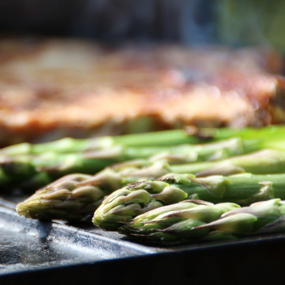 Ferienessen Klitferie - Gegrillter Spargel