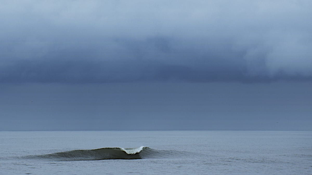 Vinter ved Vesterhavet stille og rolig