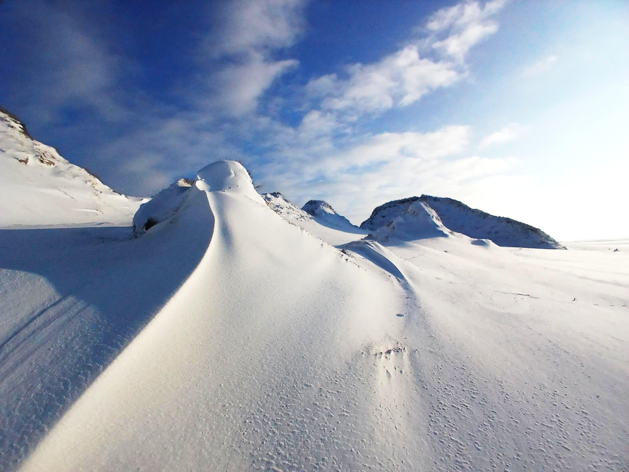 Vinter ved Vesterhavet