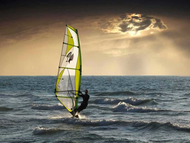 Surfing på Vesterhavet