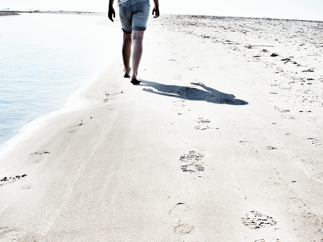 Mädchen am Strand